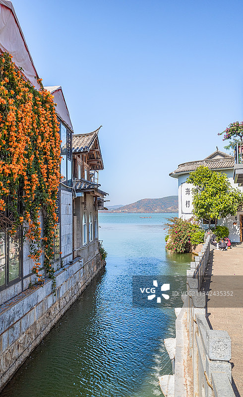 云南大理玉几岛的风景图片素材