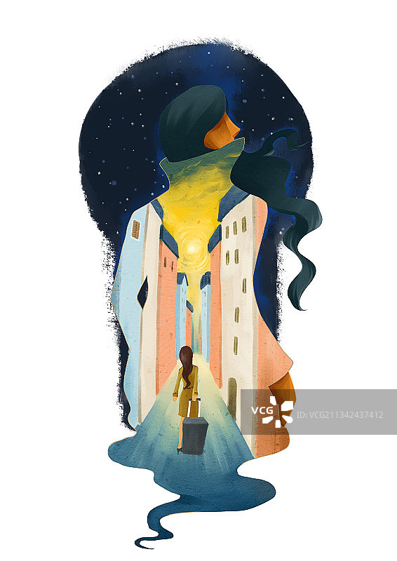 妈妈的旅行图片素材