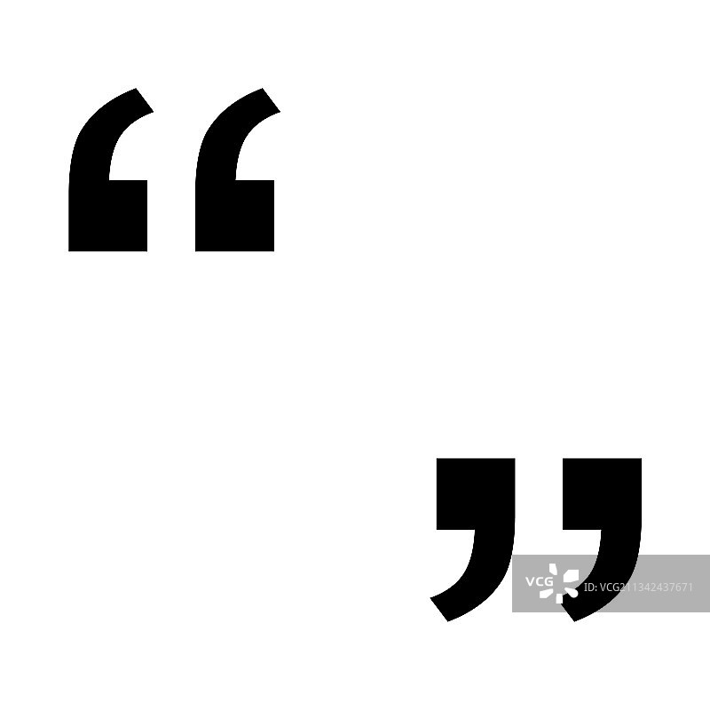 引用概念图标：对话气泡符号图片素材