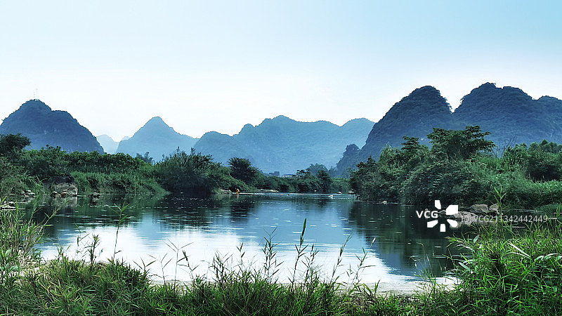 桃源自爱山川美图片素材