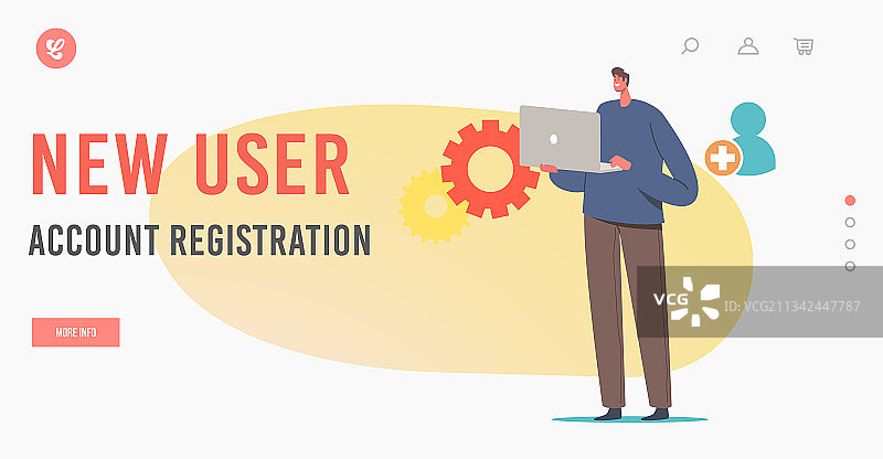 新用户在线注册账号图片素材