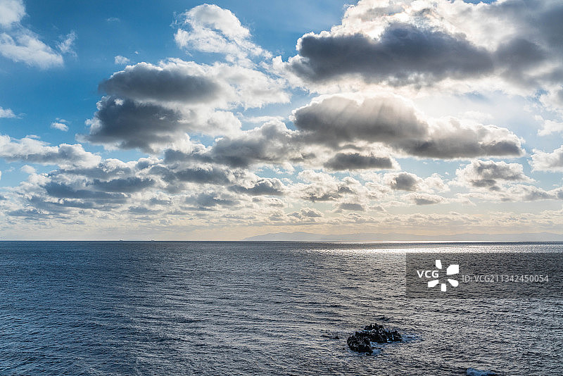 日本函馆立待岬景区自然风光图片素材