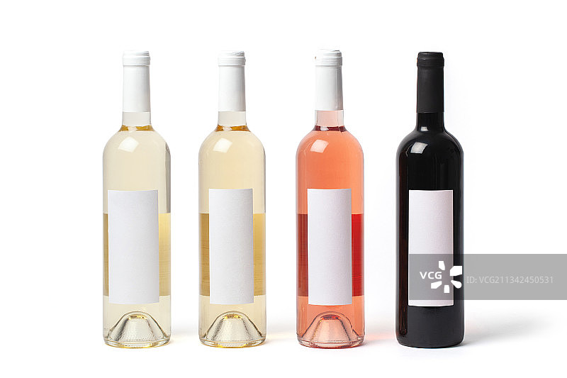 白色背景下的瓶子特写图片素材