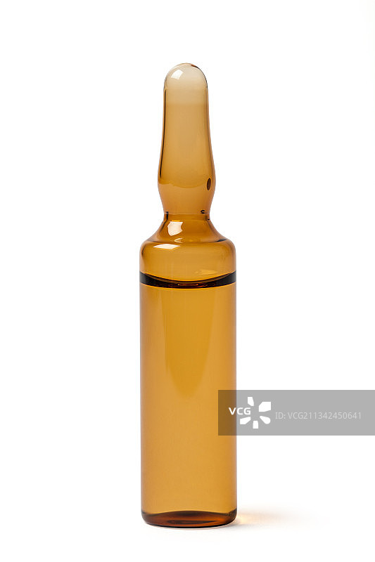 白色背景下的蜂蜜瓶特写图片素材