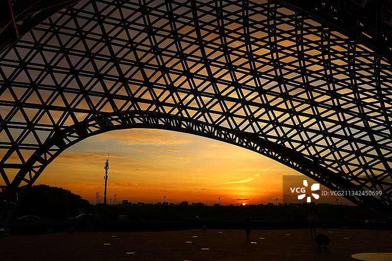 晚霞（南汇嘴）图片素材