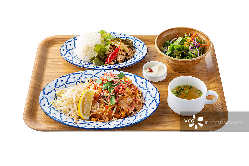 泰式炒河粉图片素材