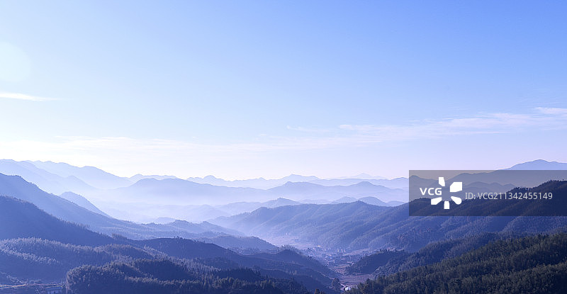 长寿村自然风光图片素材