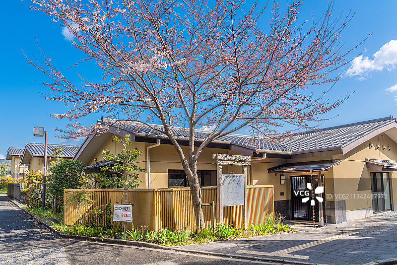 日本京都嵯峨野街景图片素材