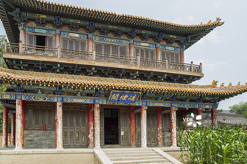中国山西省忻州市代县杨家祠堂图片素材