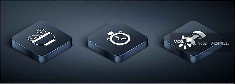 2.5D沙拉、沙拉碗和哑铃图片素材