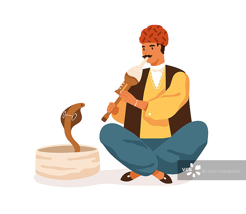 演奏传统乐器的印度街头音乐家图片素材