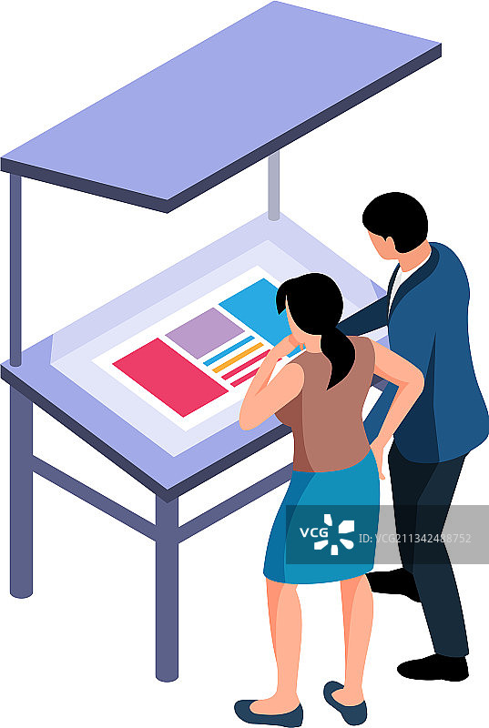 2.5D测谎仪图标图片素材