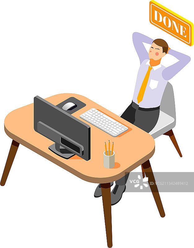 办公室工作图标图片素材