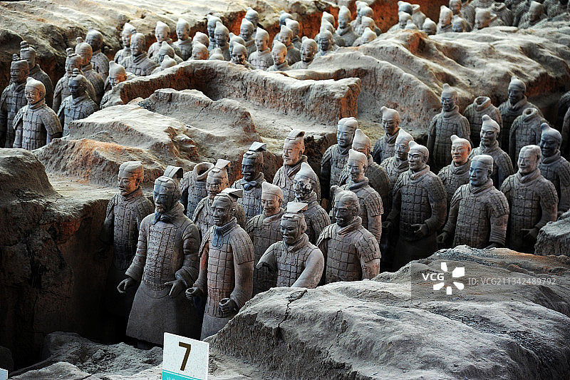 秦始皇兵马俑图片素材