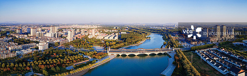 航拍城市风光全景图片素材