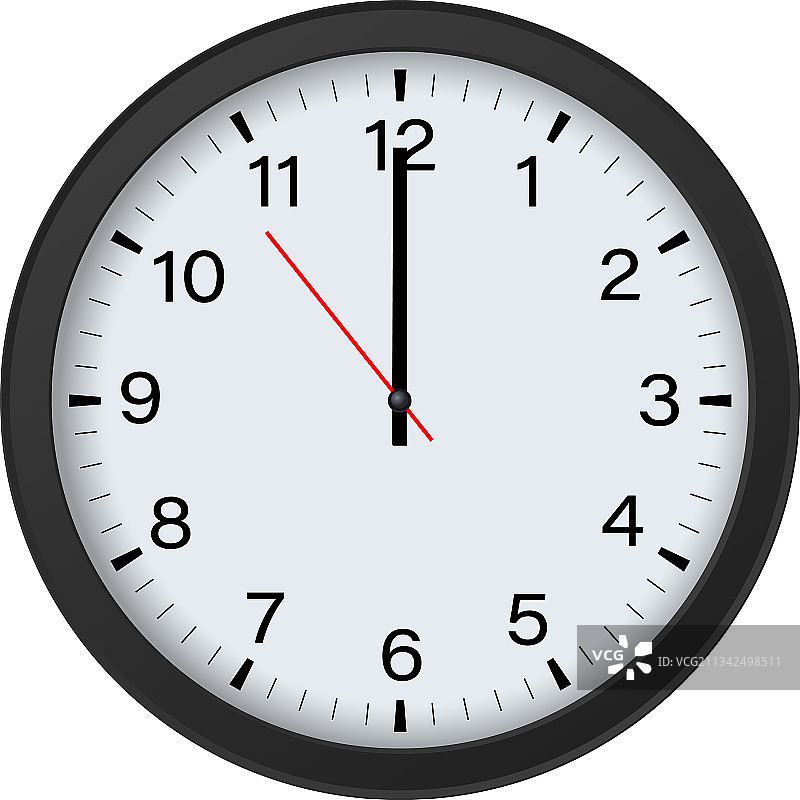 圆形挂钟样机图片素材