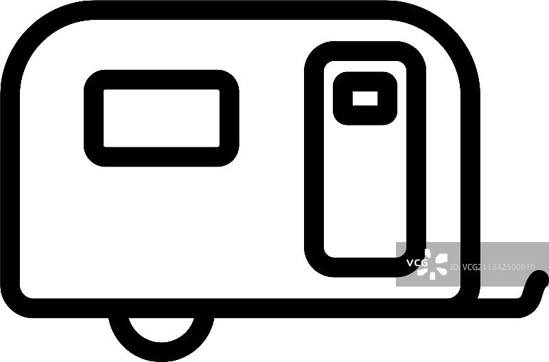 家庭露营车图标图片素材