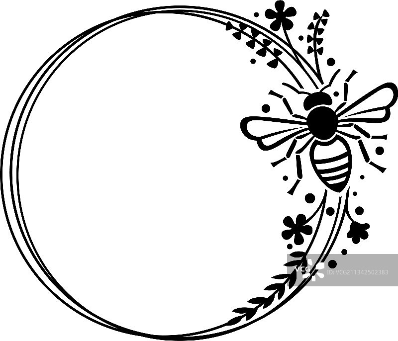 蜂巢框图片素材