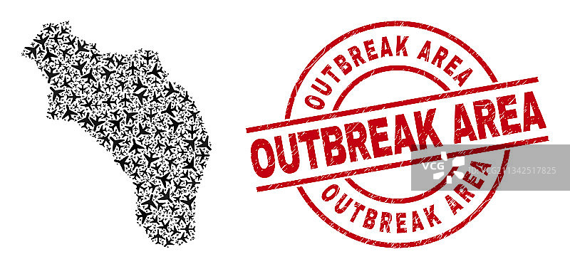爆发区域划痕邮票和拉里奥哈图片素材