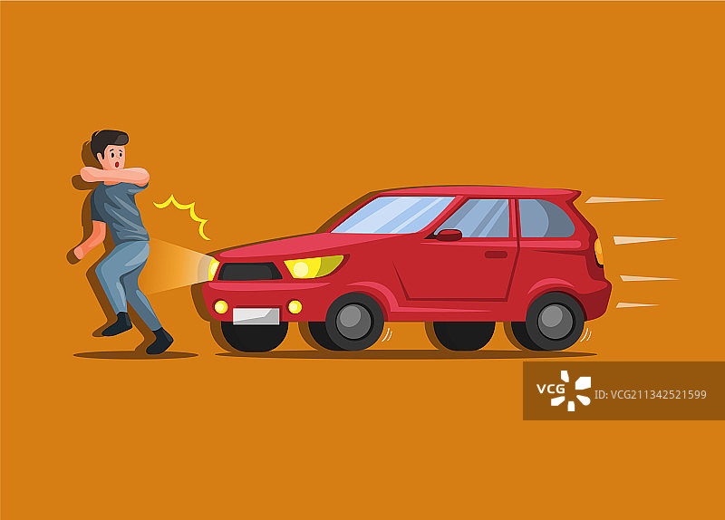交通事故与肇事逃逸图片素材