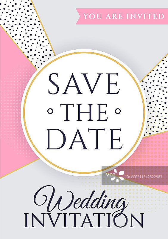 婚礼邀请函模板图片素材