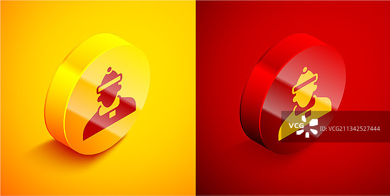 2.5D秋装图标，橙色背景图片素材