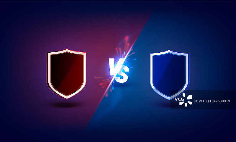 体育VS战队概念游戏封面图片素材