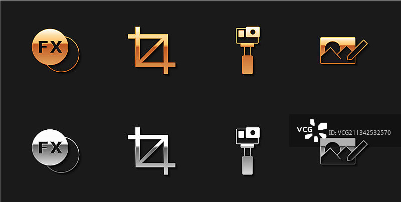 照相机FX图片裁剪照片动作图片素材