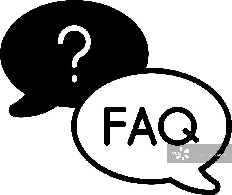 常见问题解答图标图片素材