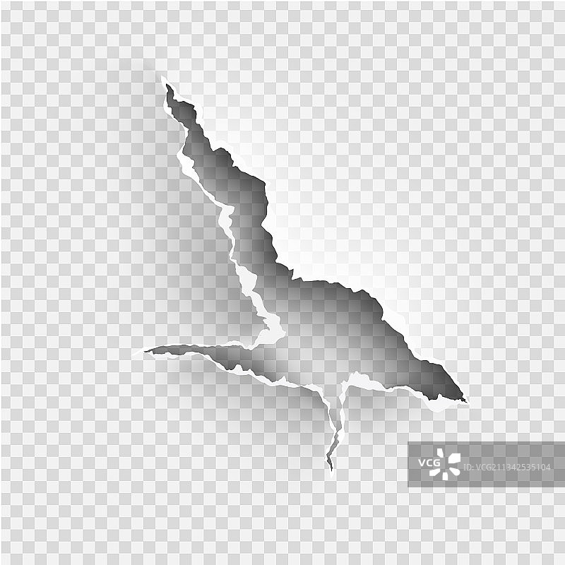 背景上撕裂纸张的破洞图片素材