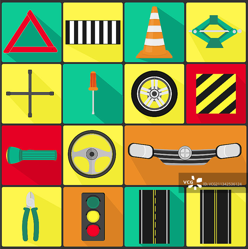 汽车零件图标图片素材