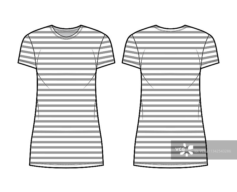 水手连衣裙技术时尚图片素材