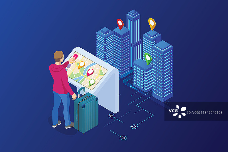 2.5D互动信息推广图片素材