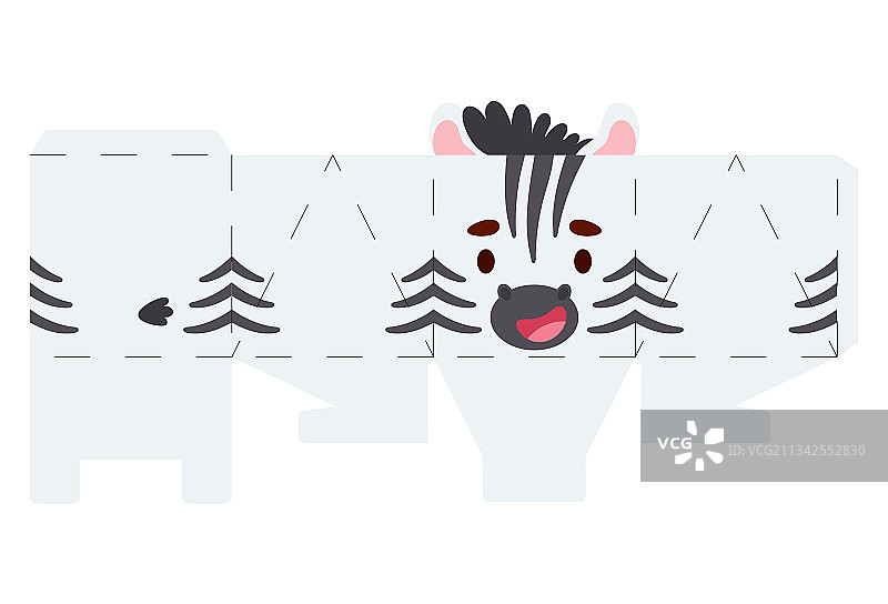 斑马设计糖果喜糖派对礼盒图片素材