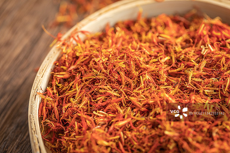 中草药草红花图片素材