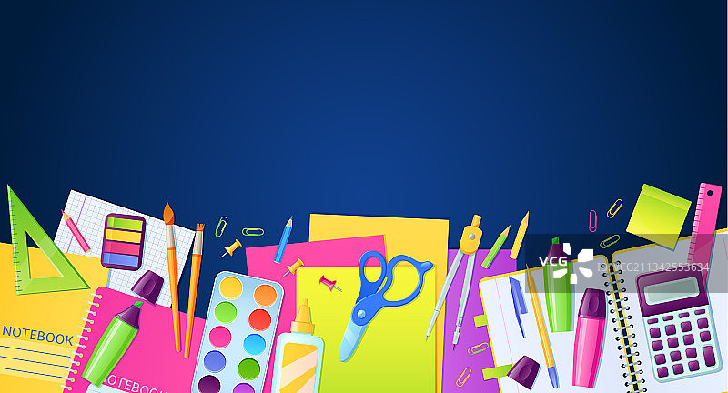 文具教育用品学校海报图片素材