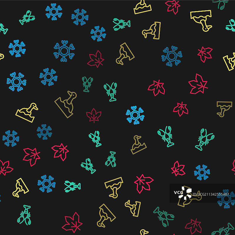 雪花龙虾飞鸭合集图片素材