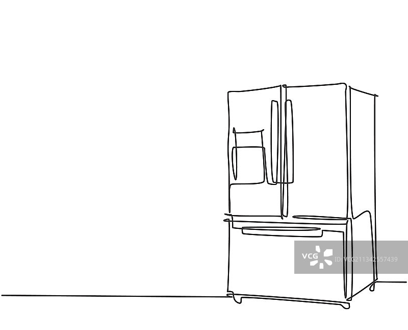 一笔画：豪华三门图片素材