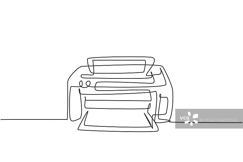 数码喷墨连续线条画图片素材