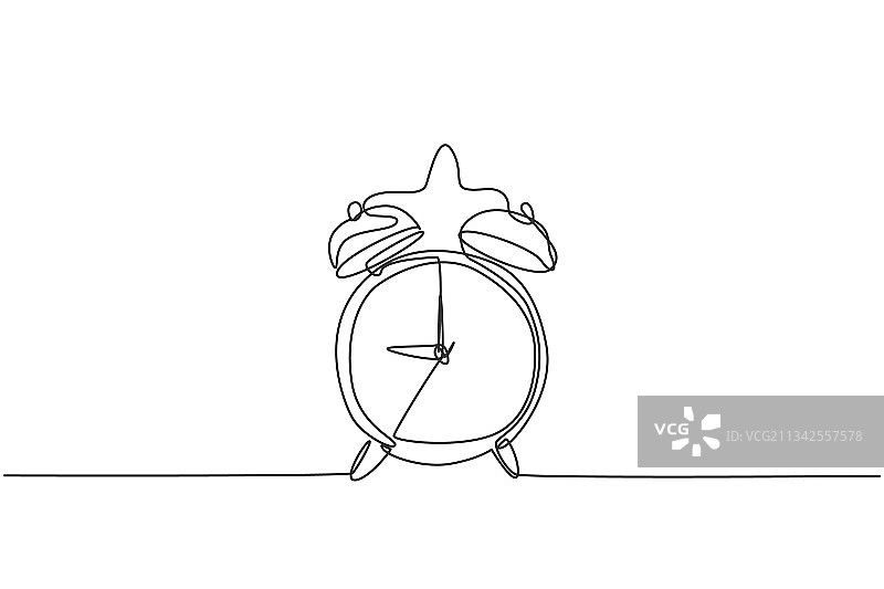 复古经典单线连续绘图图片素材