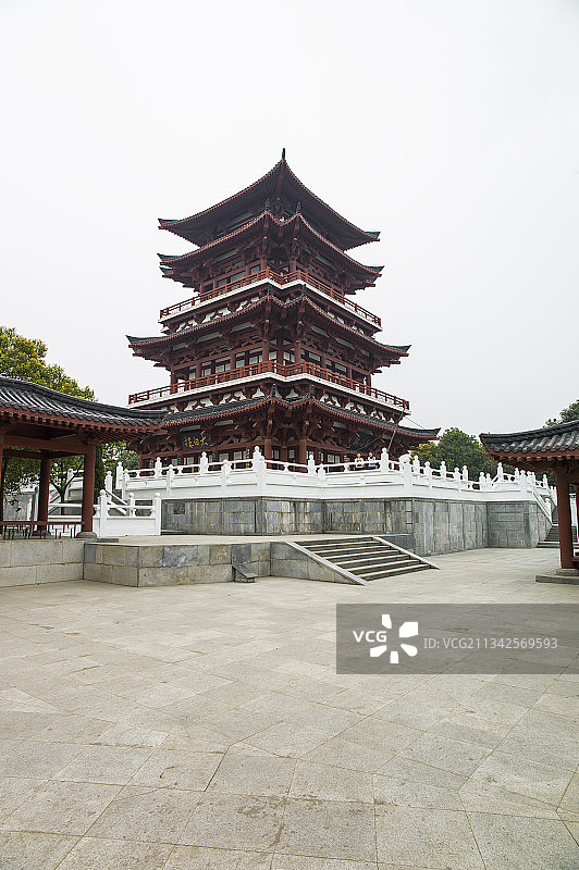 四川省绵阳市江油市旅游景区李白故里图片素材