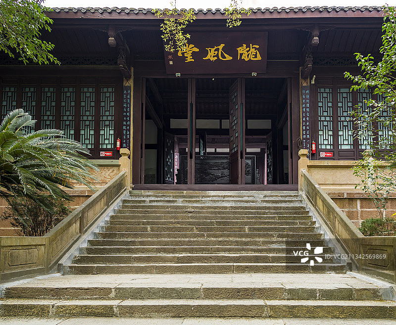 四川省绵阳市江油市旅游景区李白故里图片素材