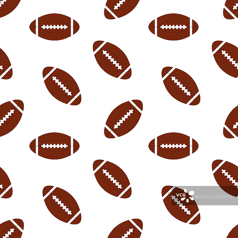 美式橄榄球无缝图案图片素材
