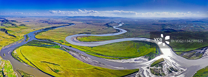 黄河九曲第一湾图片素材