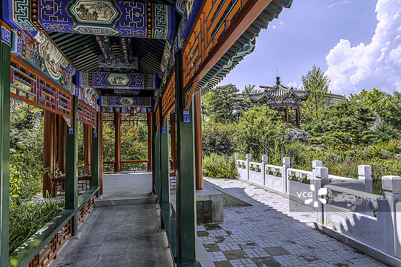 古典园林风光，皇家园林，如画图片素材