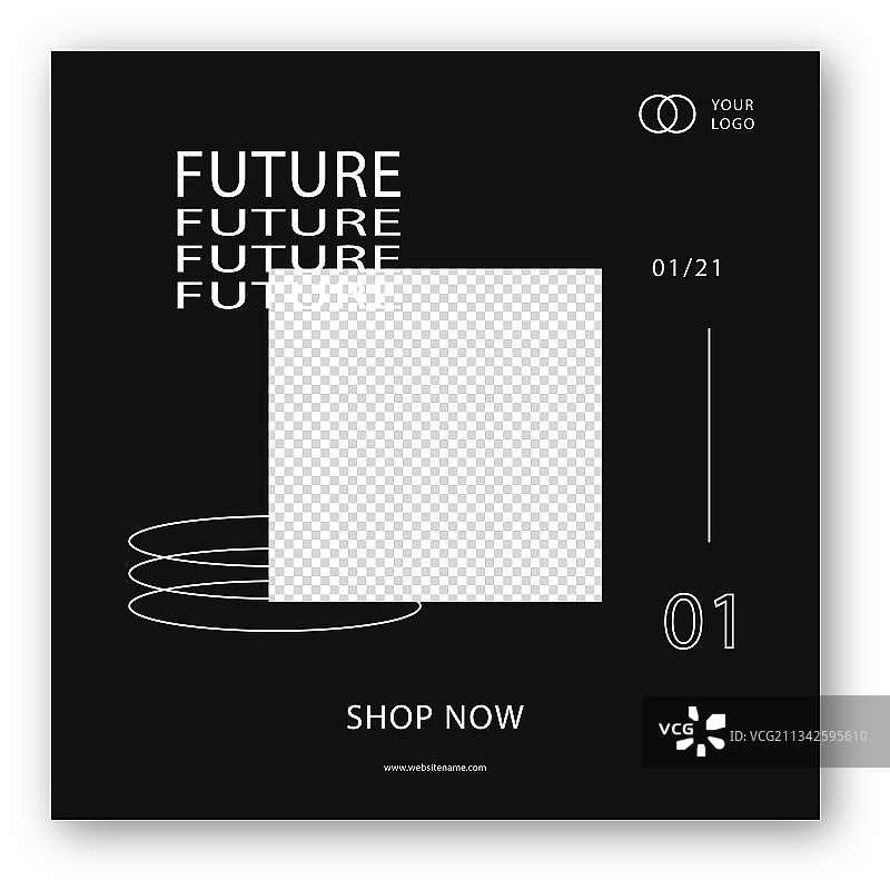 城市时尚社交媒体帖子模板图片素材