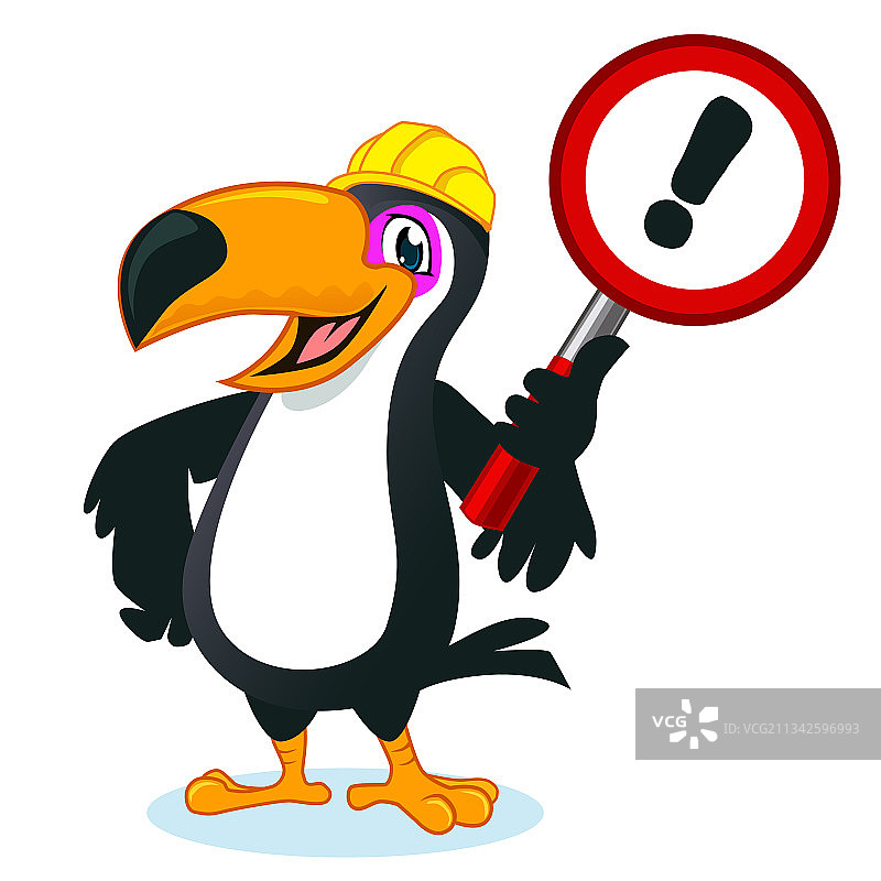 巨嘴鸟吉祥物卡通图片素材