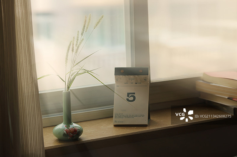 窗边静物图片素材