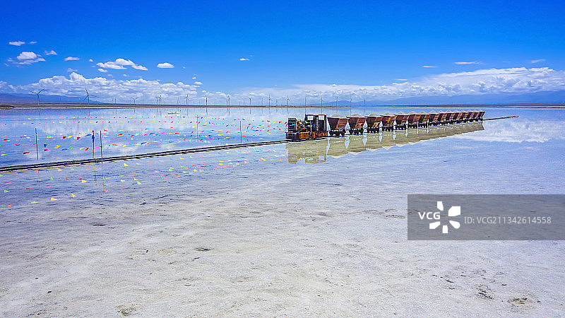 茶卡盐湖图片素材