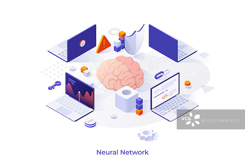 2.5D风格网站设计图片素材